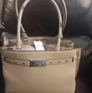 Michael Kors Addison Leather Medium Tote